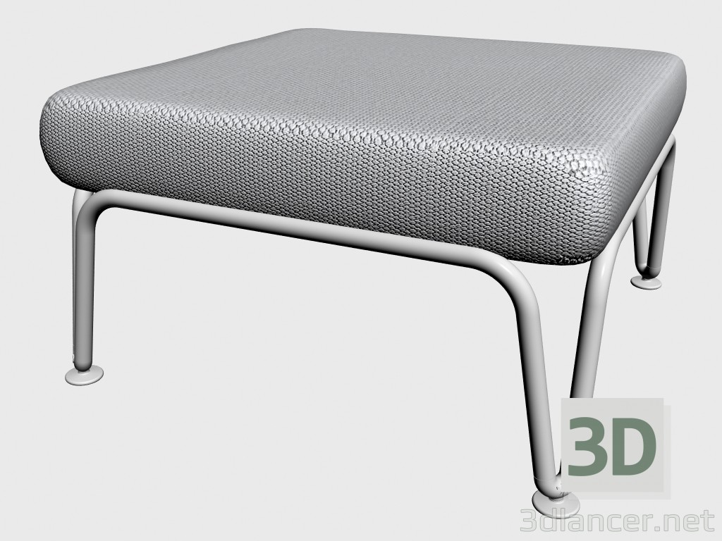 Modelo 3d Pé de apoio para os pés Pouf empilhável 92300 92350 - preview