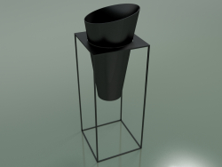 Console tulipa com vaso (H 70 cm, 30X30 cm)