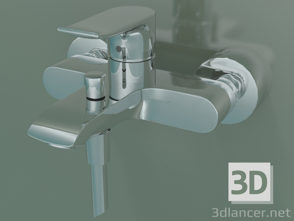 3d model Single lever bath mixer (31480000) - preview