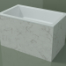 modello 3D Lavabo da appoggio (01R132101, Carrara M01, L 60, P 36, H 36 cm) - anteprima