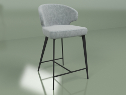 Silla semi-bar Keen (gris sombra)