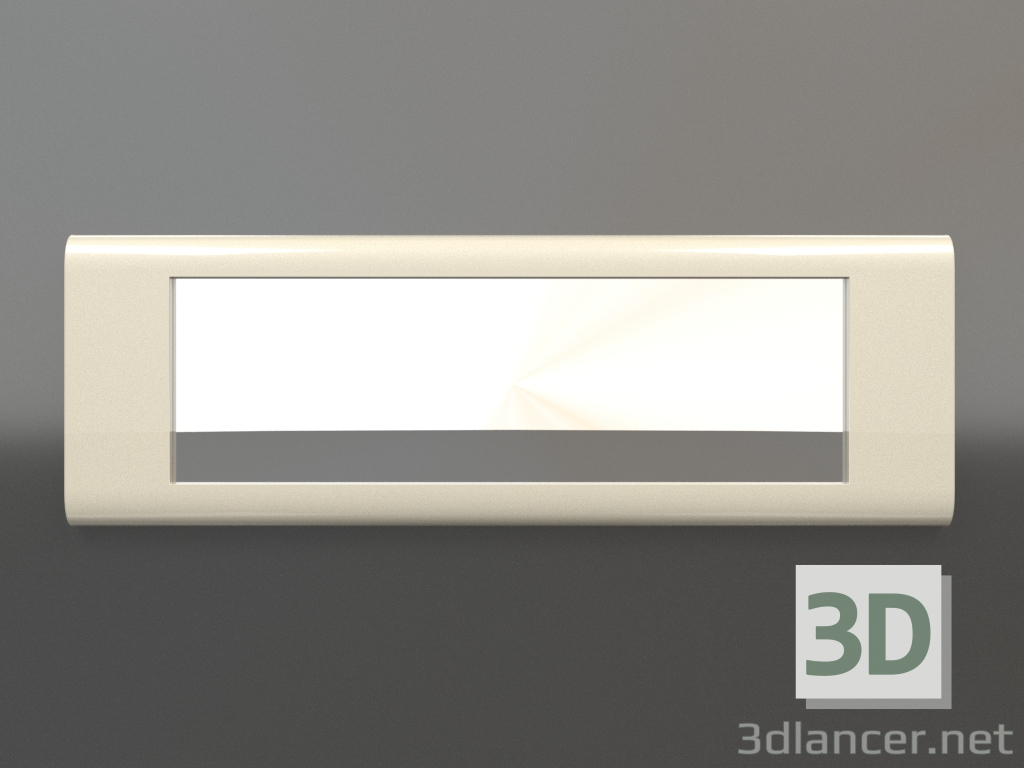 3d model Mirror ZL 02 (1500x500, milky) - preview