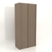 modèle 3D Armoire MW 05 bois (1260x667x2818, gris bois) - preview