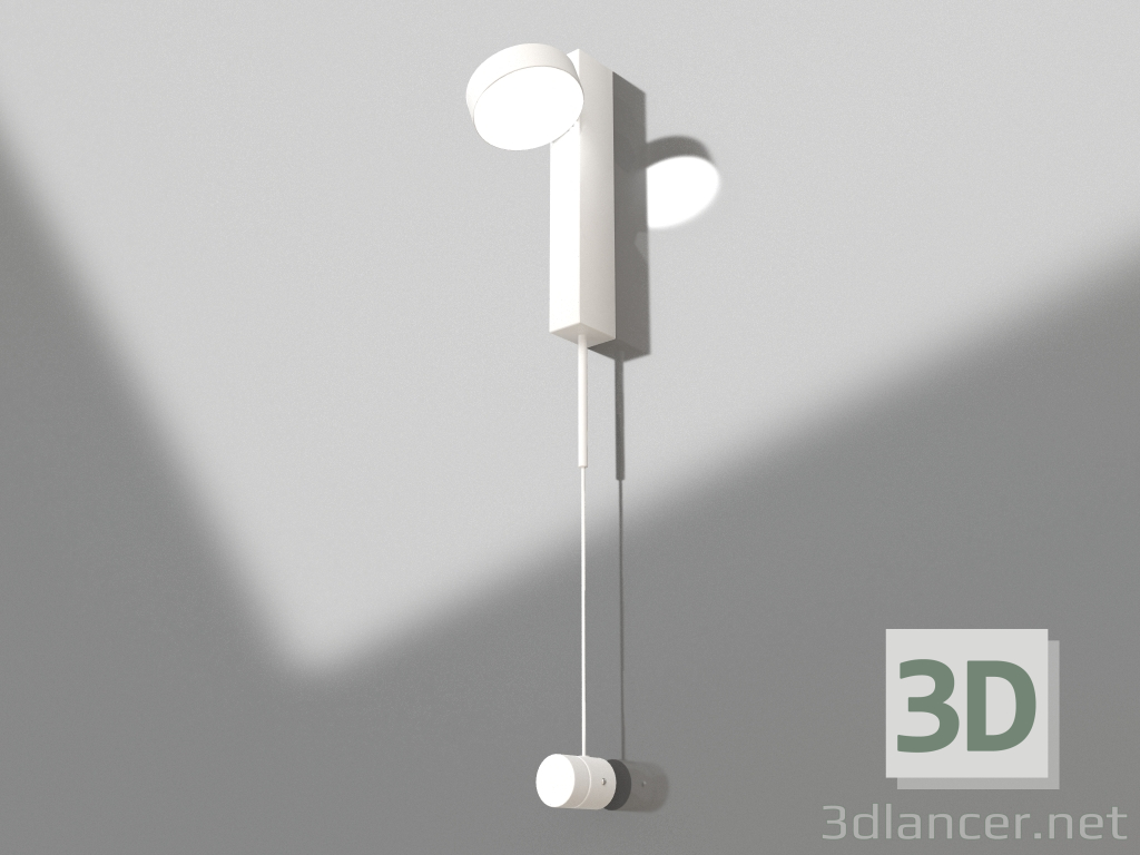 3d model Sconce Vinetta white (08422.01) - preview