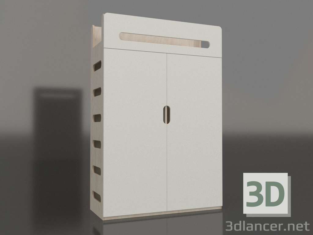 3D Modell Kleiderschrank geschlossen MOVE WB (WWMWB2) - Vorschau