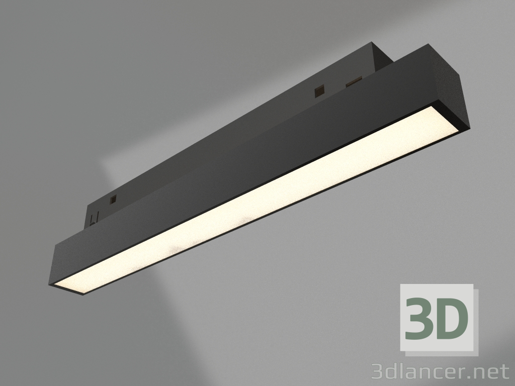 Modelo 3d Lâmpada MAG-ORIENT-FLAT-L235-8W Warm3000 (BK, 80°, 48V, DALI) - preview