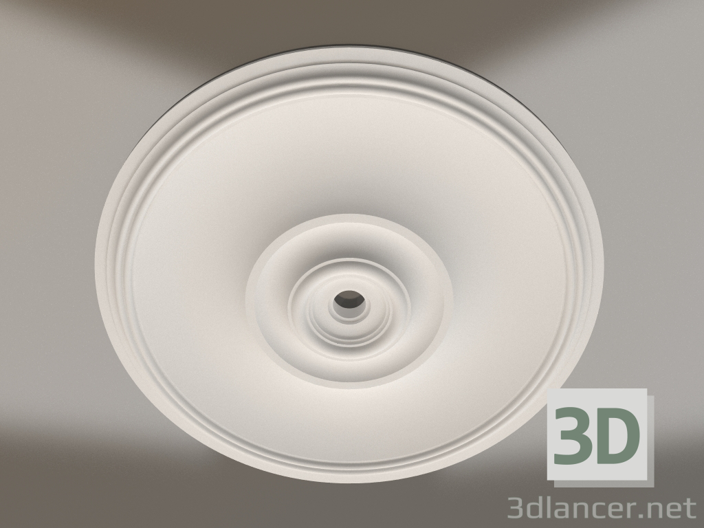 modello 3D Presa da soffitto in gesso RP 015 P=610 - anteprima