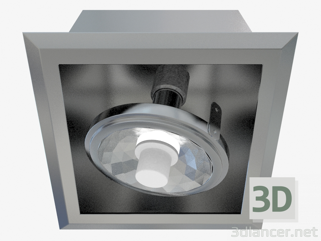 modello 3D Soffitto D90 F07 incasso 01 - anteprima