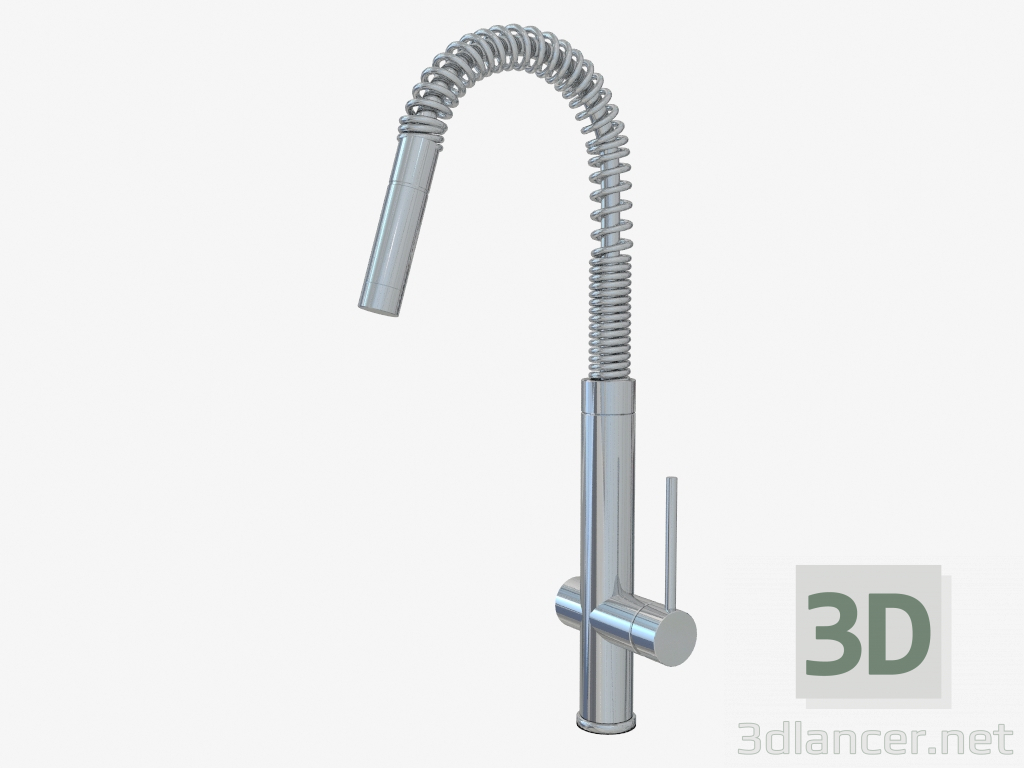 3D Modell Spültischbatterie mit Schublade (00909) - Vorschau