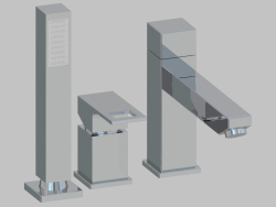 Misturador para banheira com três furos Anemon (BCZ 013M)