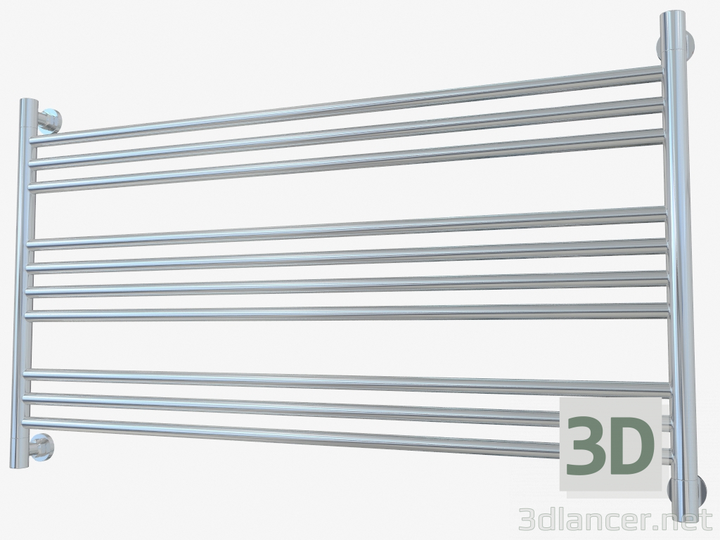 modello 3D Porta asciugamani riscaldato Boheme L (600x1100) - anteprima