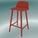 3d model Taburete de bar Nerd (65 cm, rojo) - vista previa