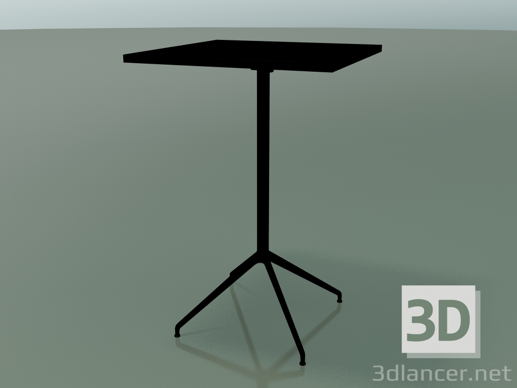 Modelo 3d Mesa quadrada 5714, 5731 (H 105 - 69x69 cm, espalhada, preto, V39) - preview