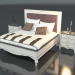 3d model Cama doble con mesitas (art. 92187-92117) - vista previa