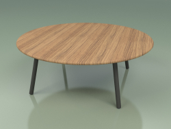 Tavolino 012 (Metallo Fumo, Teak)