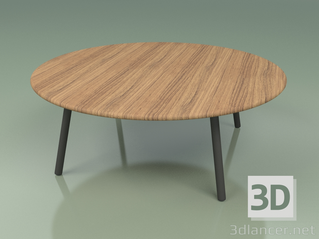 modèle 3D Table basse 012 (Metal Smoke, Teck) - preview