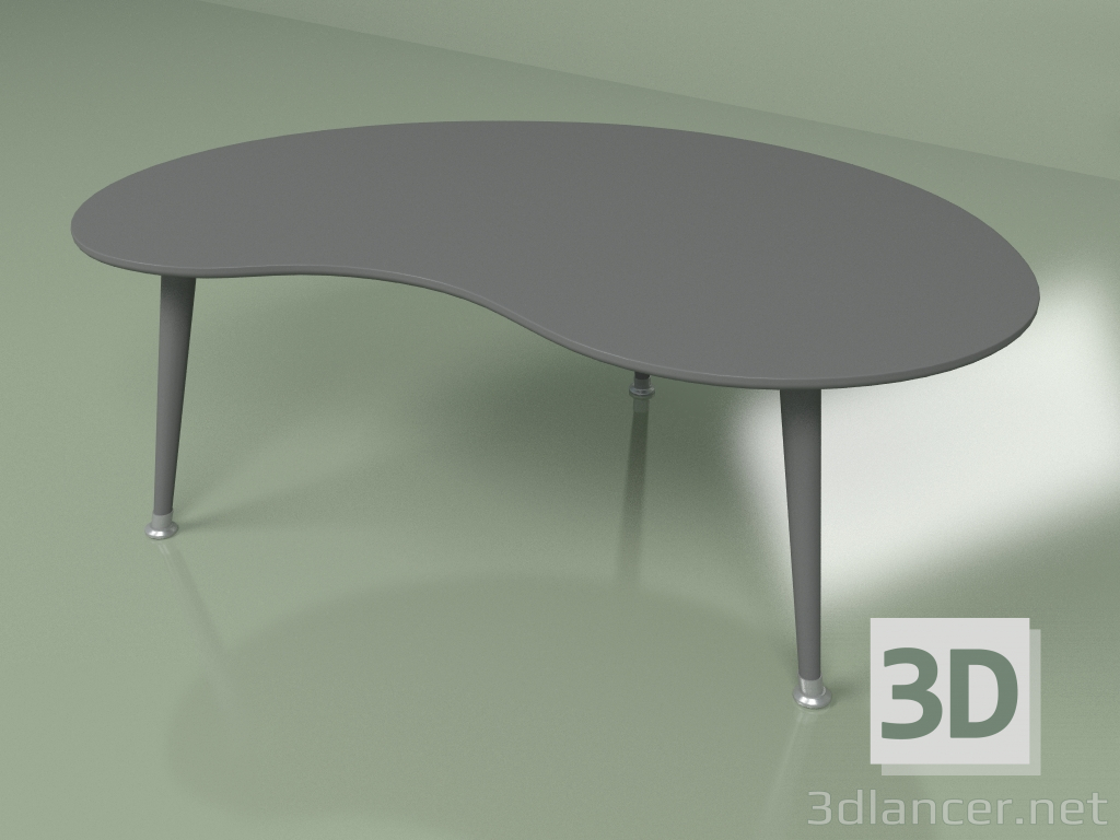 Modelo 3d Mesa de centro Rim monocromático (cinza escuro) - preview