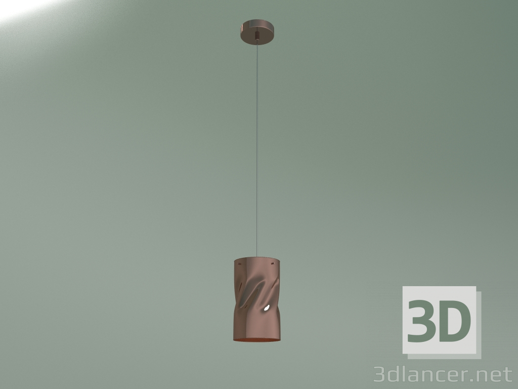 Modelo 3d Candeeiro suspenso Spin 50184-1 (cobre) - preview