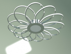 Lampadario a soffitto a LED con telecomando 90105-13 (cromo)