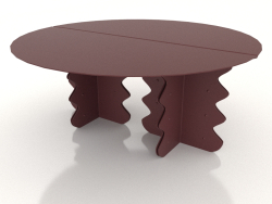 Mesa de centro 85 x 36 cm (bordô)