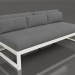 3D Modell Modulares Sofa, Abschnitt 4 (Achatgrau) - Vorschau