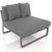 3d model Modular sofa, section 3 (Anthracite) - preview