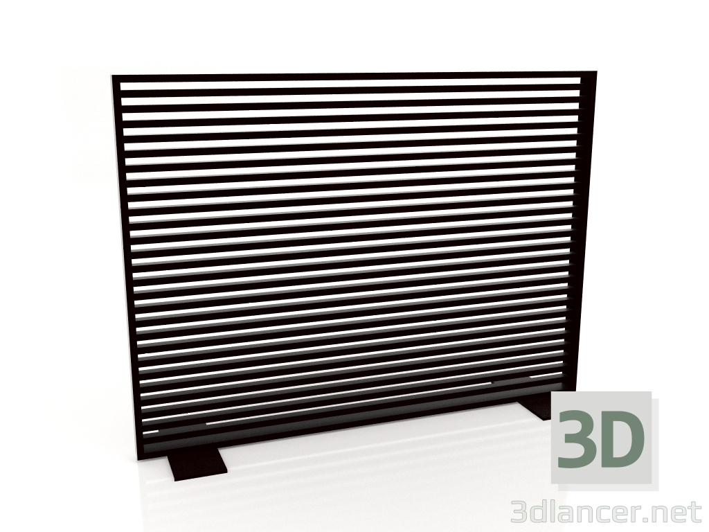 modèle 3D Cloison aluminium 150x110 (Noir) - preview