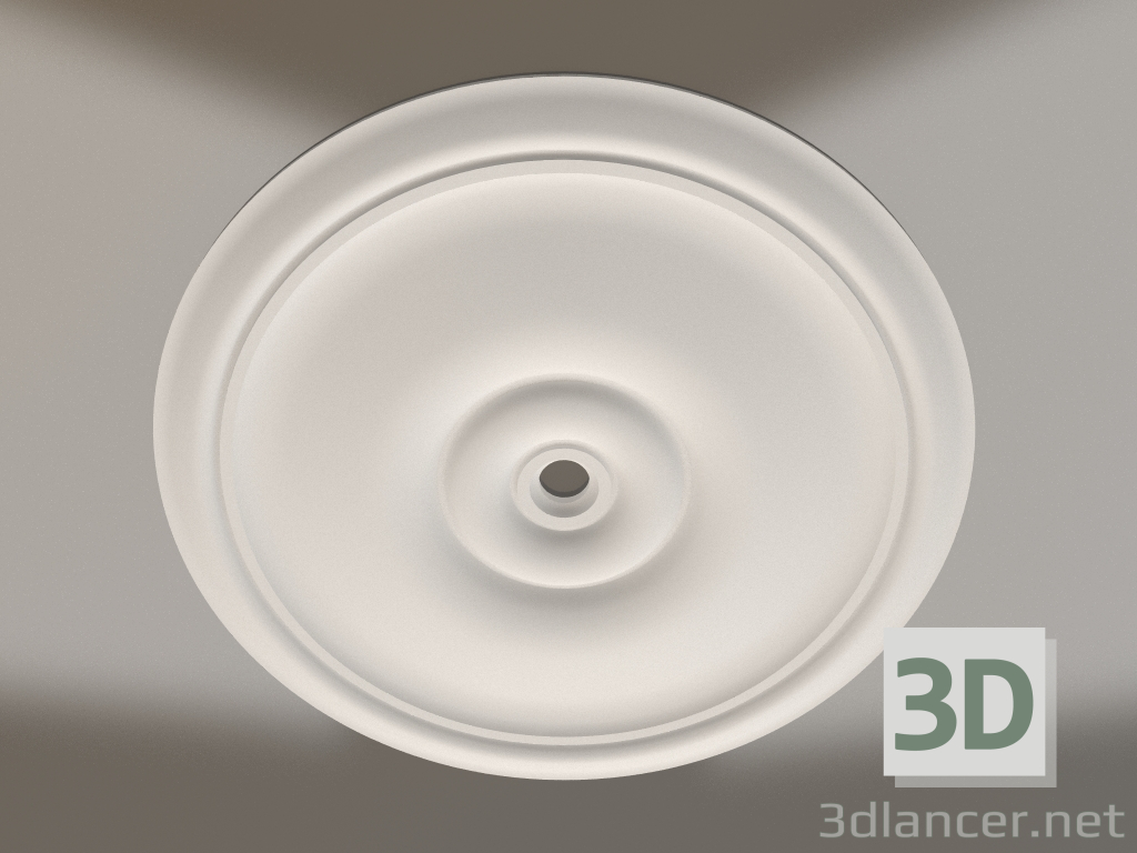 Modelo 3d Tomada de teto de gesso RP 016 D=610 - preview