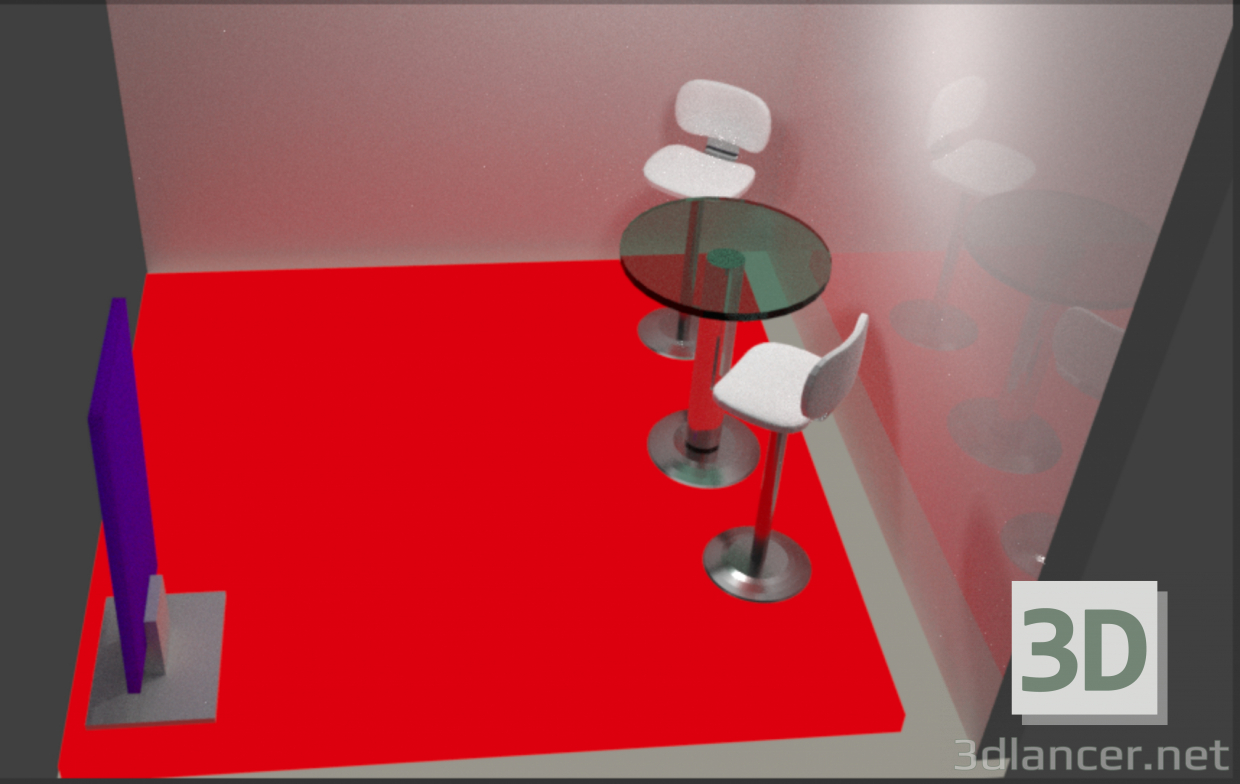 modèle 3D de TABLE DE MOBILIER acheter - rendu