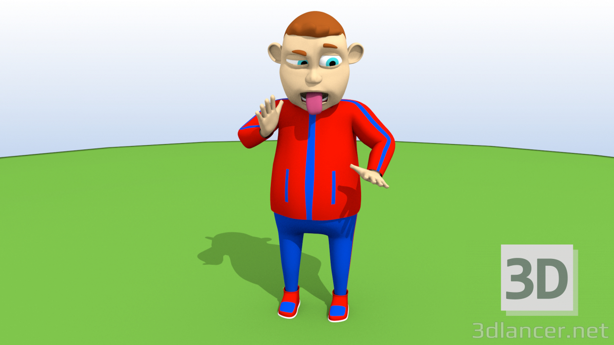 3d model Niño - vista previa