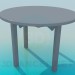 modèle 3D Table ronde - preview