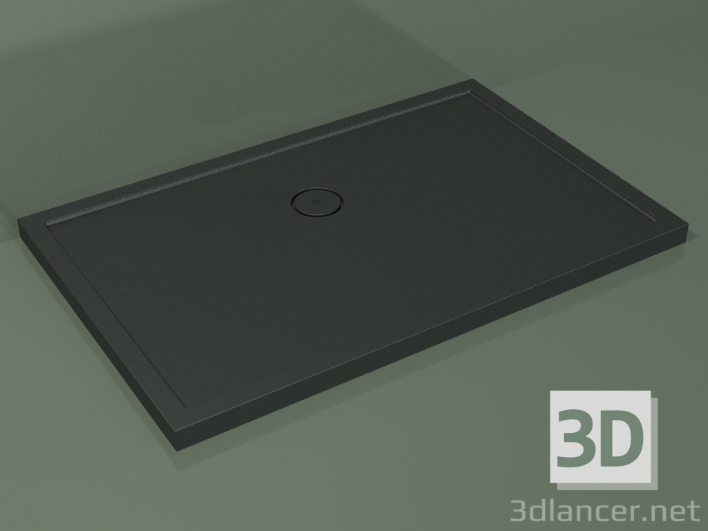 3d model Shower tray Medio (30UM0132, Deep Nocturne C38, 140x90 cm) - preview