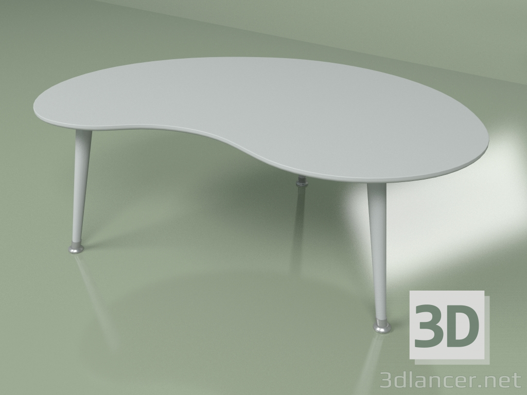 Modelo 3d Mesa de centro Rim monocromático (cinza claro) - preview