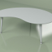 3d model Coffee table Kidney monochrome (light gray) - preview