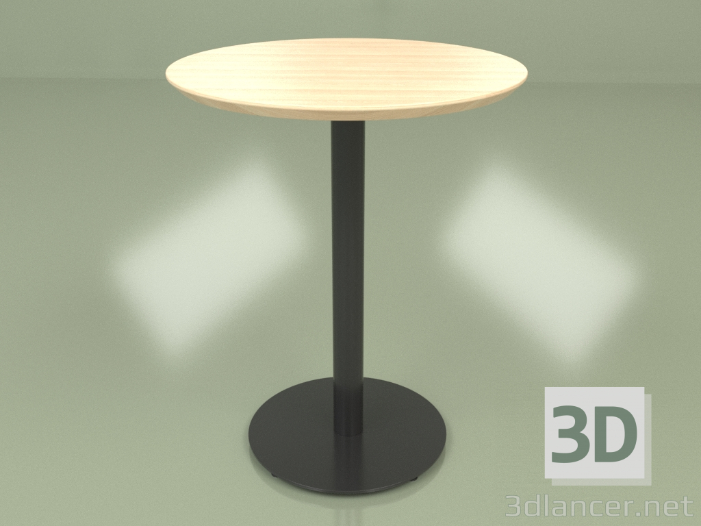 3d model Mesa de comedor Soul D 600 mm (negro) - vista previa