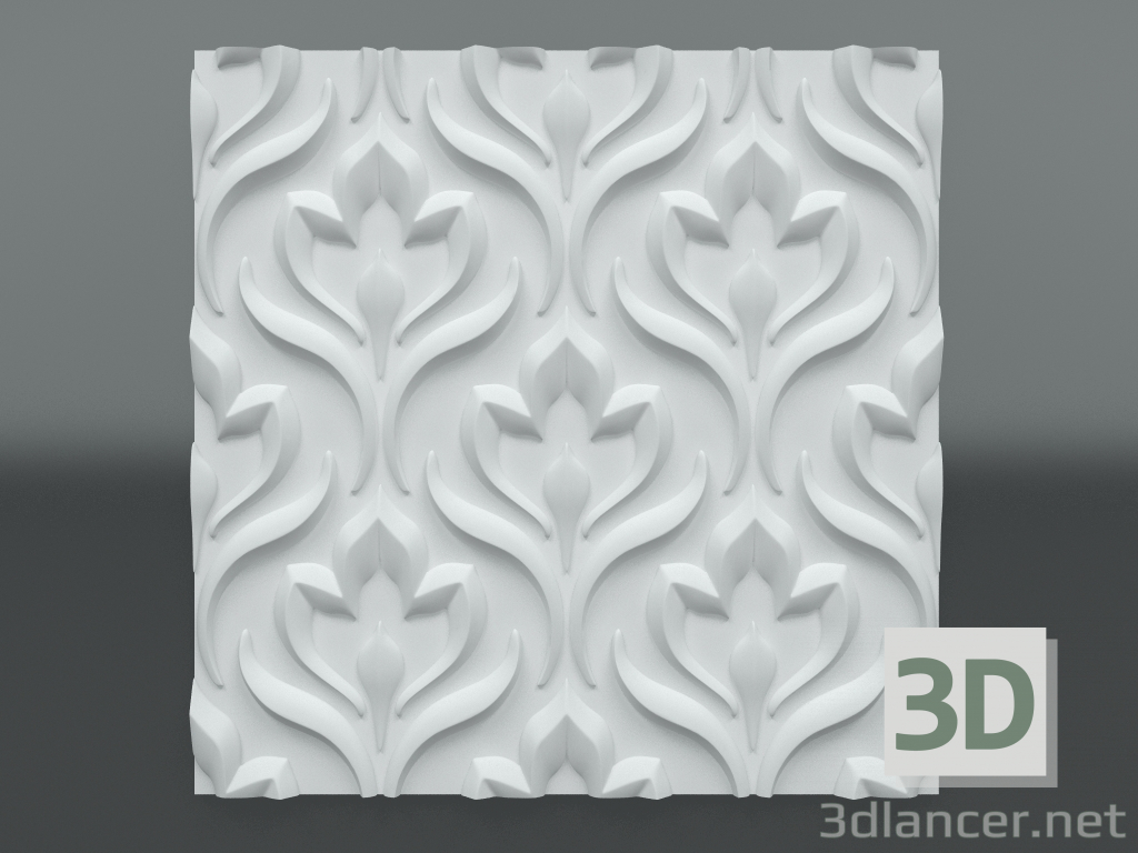 3d model Gypsum 3d panel F-103 - preview