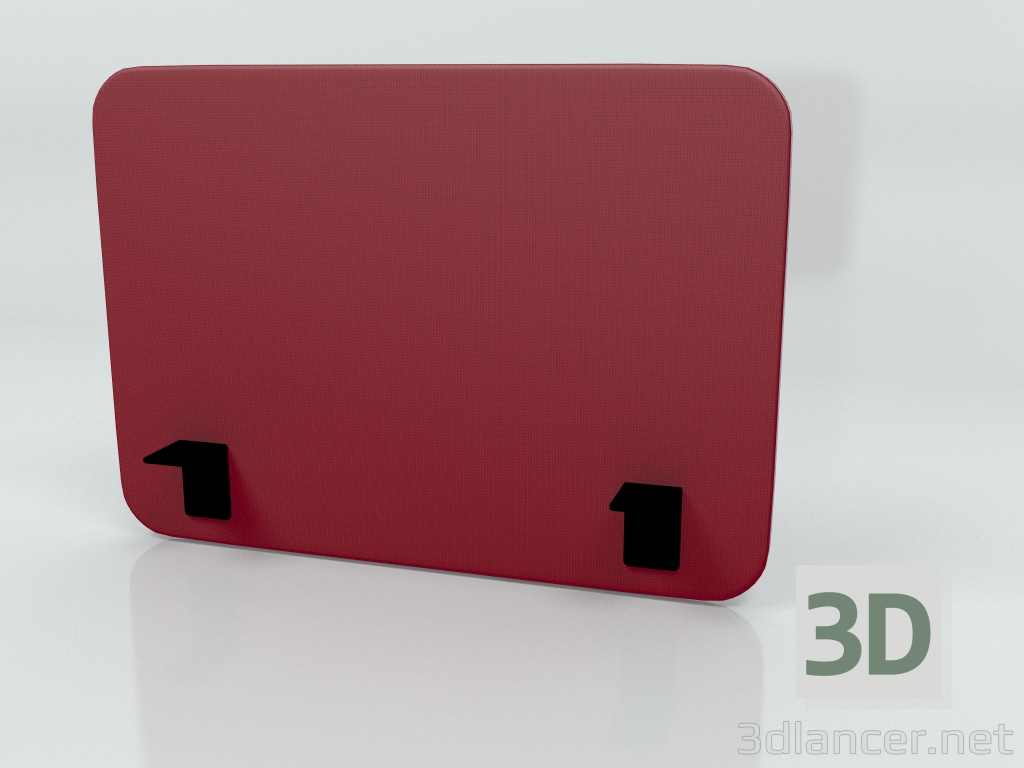 3d model Pantalla acústica Escritorio Single Side Twin ZUT90 (700x500) - vista previa