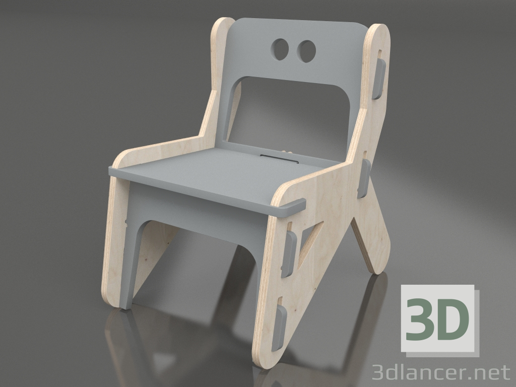 modello 3D Sedia CLIC C (CQCCA0) - anteprima