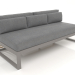 3d model Modular sofa, section 4 (Quartz gray) - preview