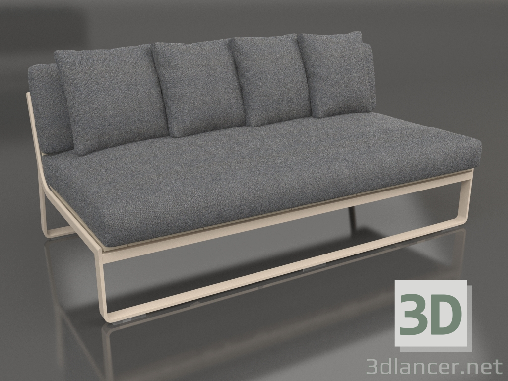 3d model Modular sofa, section 4 (Sand) - preview