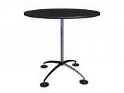 Table ronde haute h 1100 1100 avec longues jambes