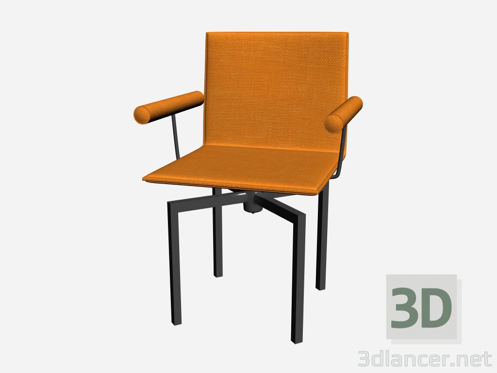 3d model Silla con brazos HILS - vista previa