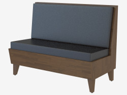 Sofá moderno de cuero New Kalina Settee