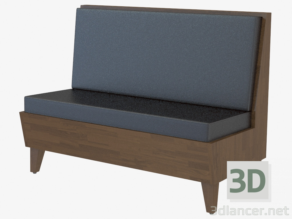 modello 3D Divano moderno in pelle Nuova Kalina Settee - anteprima