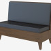 Modelo 3d Sofá de couro moderno New Kalina Settee - preview