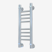 3d model Heated towel rail Bohemia straight line (500x150) - preview