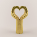 3d Golden Hand_heart-42 model buy - render