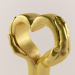 modèle 3D de Golden Hand_heart-42 acheter - rendu