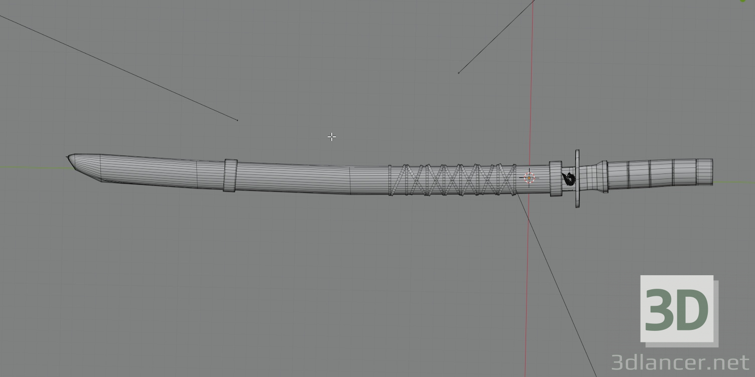 3d Katana model buy - render