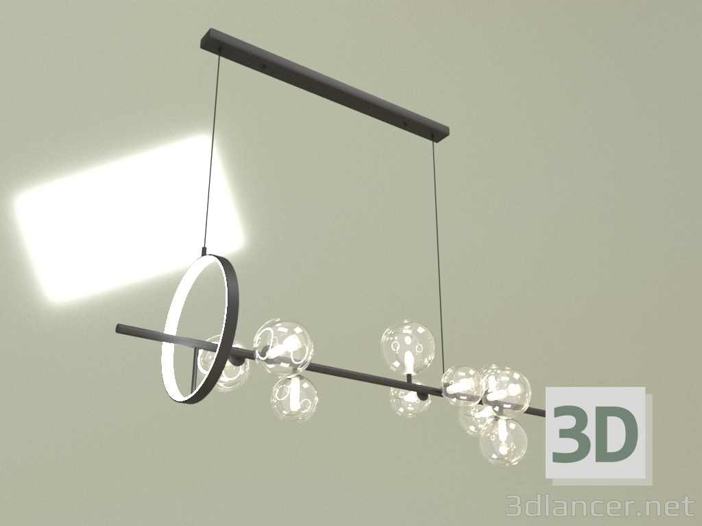 modello 3D Lampada a sospensione AXO L120 4000K BK 16035 - anteprima